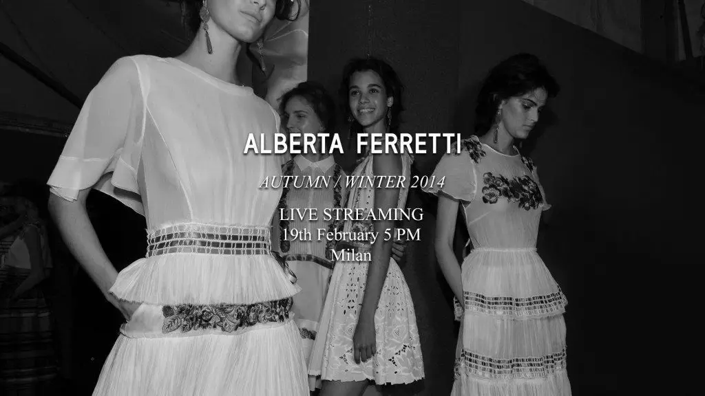 Alberta Ferretti LIVE, Wednesday, February 19, Milan Fashion Week