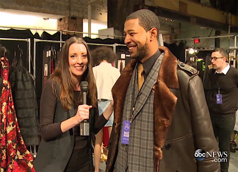 ABC News Interviews FWO Senior Editor Chris Collie at NYFW
