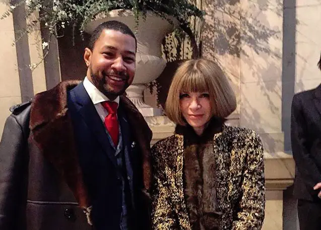 (from left) FWO Editor-in-Chief Chris Collie, Vogue Editor-in-Chief Anna Wintour