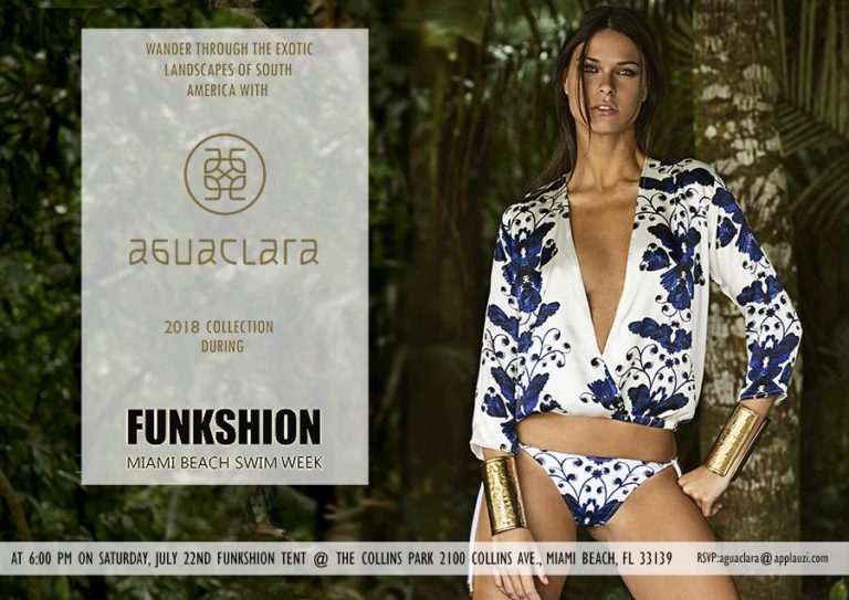 Aguaclara Comes to Miami Swim Week and FUNKSHION on Saturday