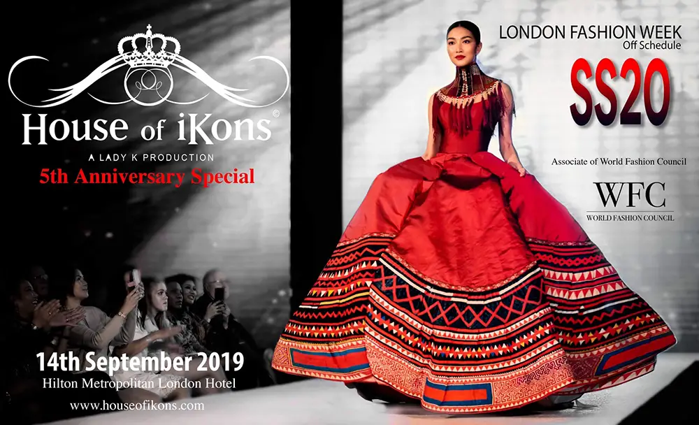 House of iKons 5th Anniversary Special DURING London Fashion September 14-15 2019