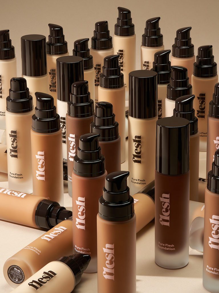 Flesh Launches A New 40-Shade Liquid Foundation