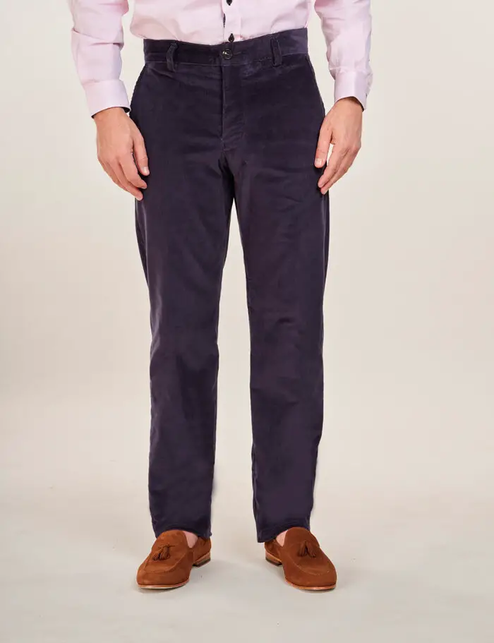 Slim fit Chino trousers in corduroy PINK Pal Zileri | Shop Online