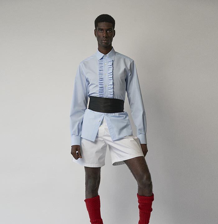 Winter 2023 – baby blue ruffle shirt copy