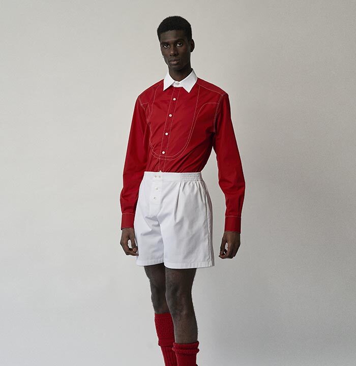 Winter 2023 – malboro red double bib shirt copy