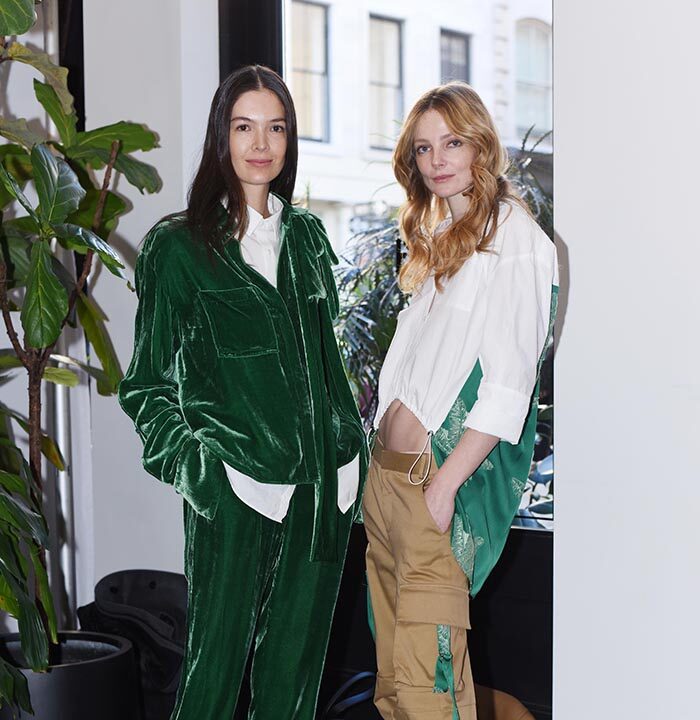 HELLESSY FW23 Show_ Renata Zandonaldi and Eniko Mihalik copy