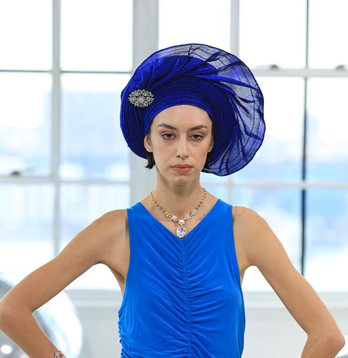 Headpiece by Angelina Swann with B Golden Jewelry copy