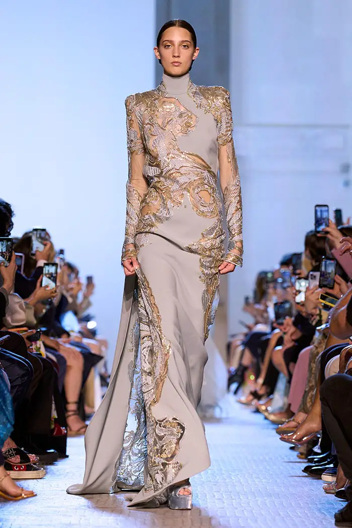 Elie Saab Haute Couture Fall Winter 2023 - 2024 Paris Fashion Week ...