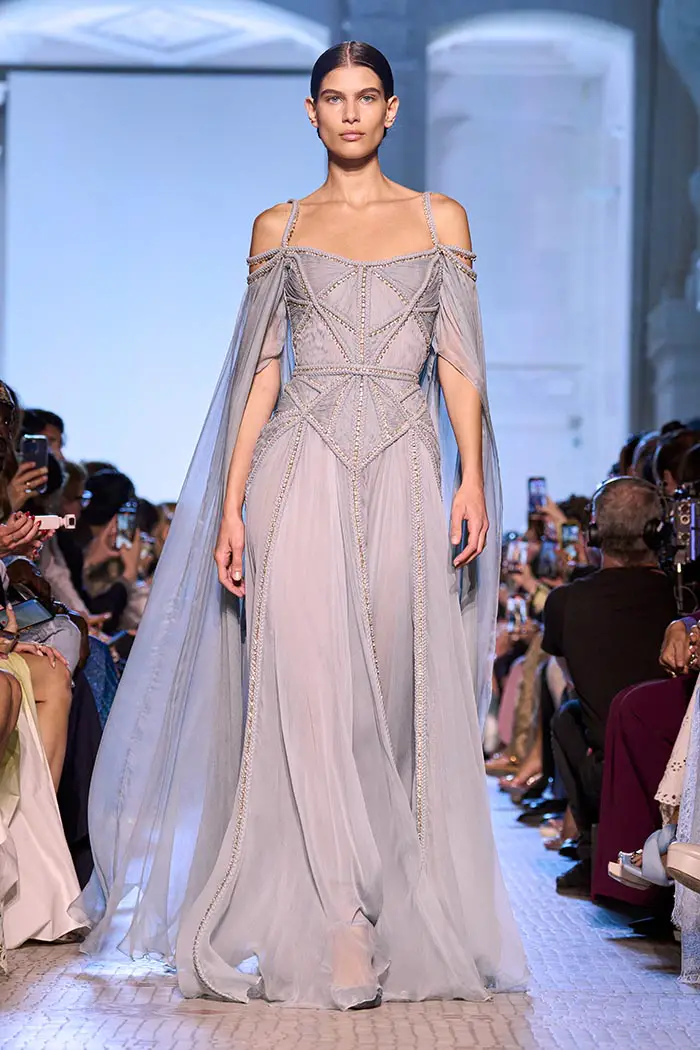 Elie Saab Haute Couture Fall Winter 2023 - 2024 Paris Fashion Week ...