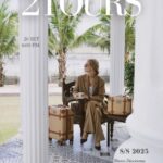 Grey Modern Travel Magazine Cover