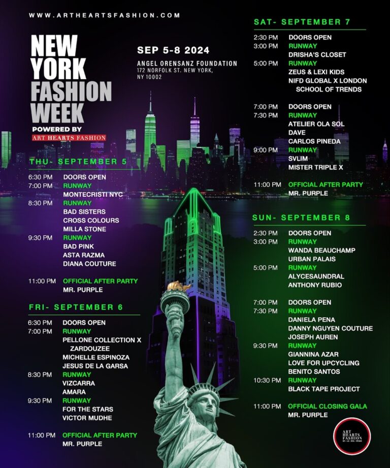 Art Hearts Fashion Unveils Diverse & Inclusive Designer Lineup This NYFW