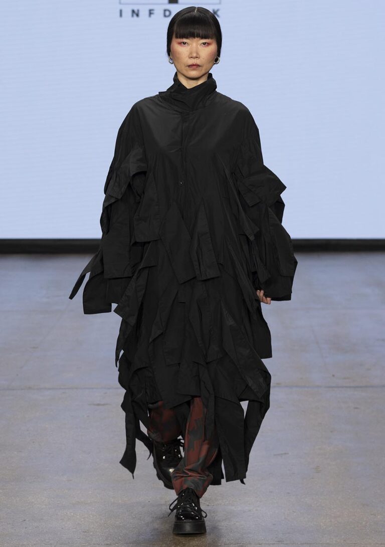 INF Deconstructs and Reinterprets the Raven for London Fashion Week