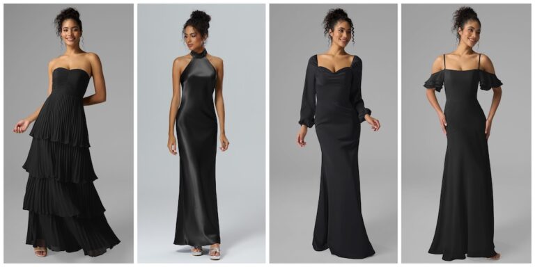 ebony bridesmaid dresses Electra Gown