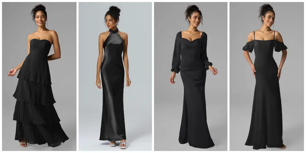 Black Bridesmaid Dresses: Timeless Elegance for Every Wedding