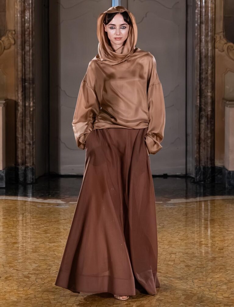 Afraa Al-Noaimi Presents Her Capsule Collection ‘Desert Rose’ in Milan During MMD
