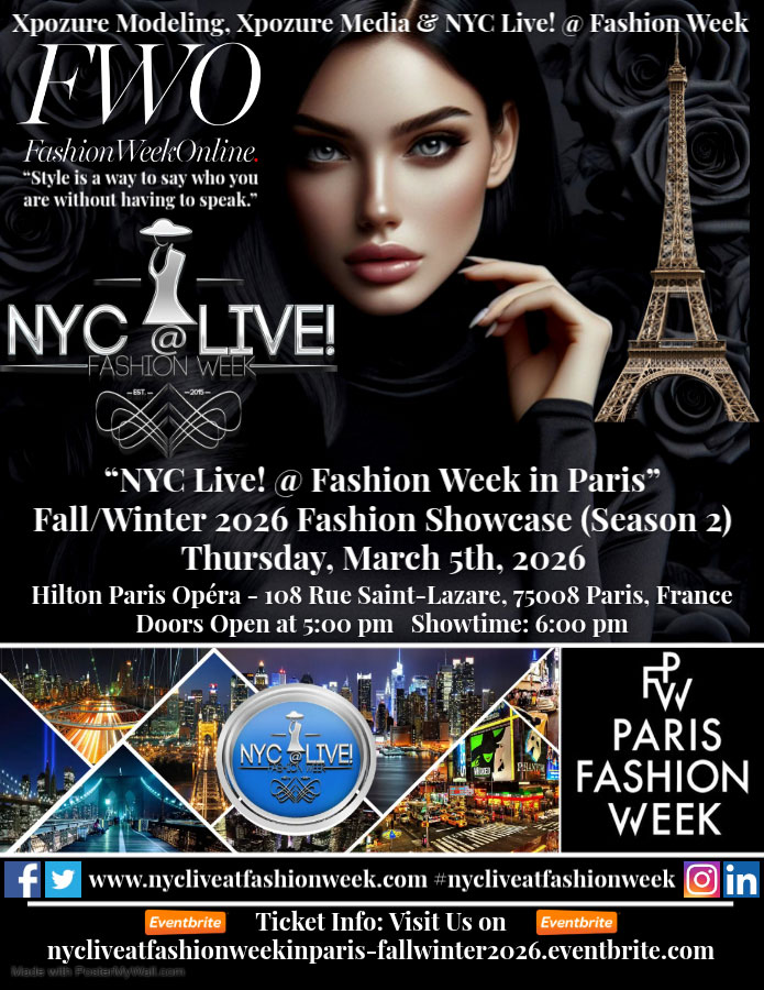 NYC Live! @ Fashion Week in Paris Fall/Winter 2026 Fashion Showcase (Season 2)