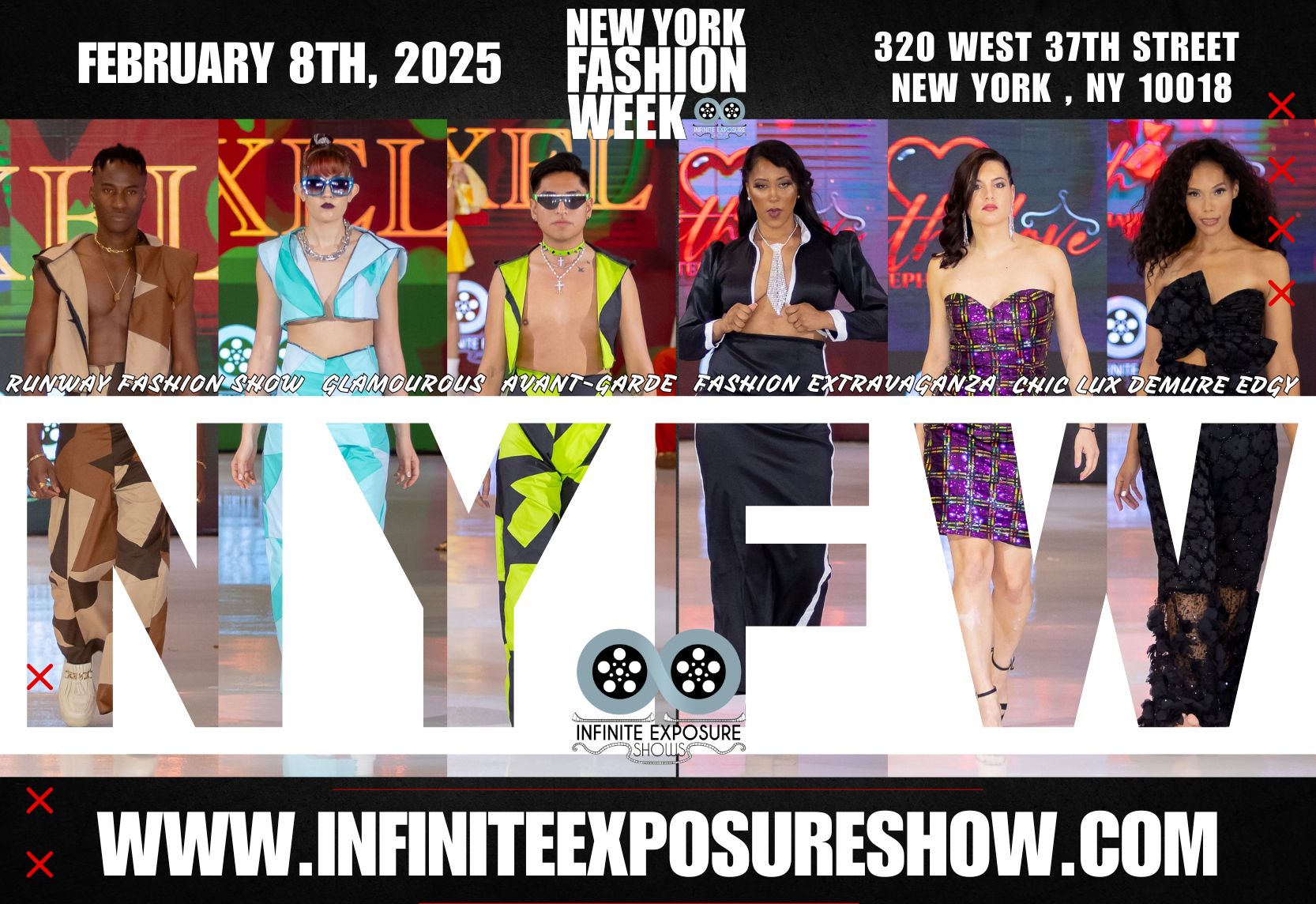 New York Fashion Week Powered by Infinite Exposure Shows Season 10 (Tickets Feb 8th,2025 On Sale)