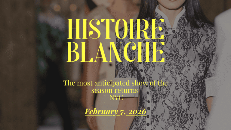 Histoire Blanche Runway show