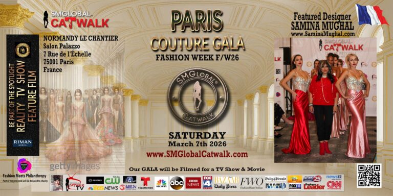 SMGlobal Catwalk PARIS COUTURE Fashion Week GALA